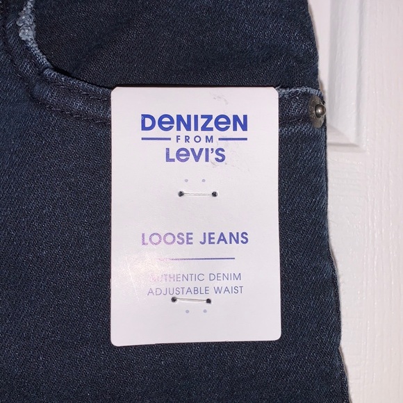 Levi’s Denizen boys dark blue loose jeans, size 7 Reg - Picture 6 of 12